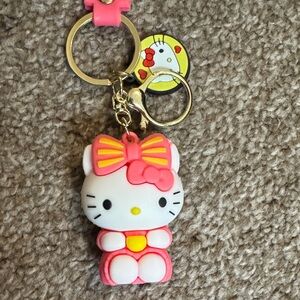 Hello Kitty Pink and White Keychain